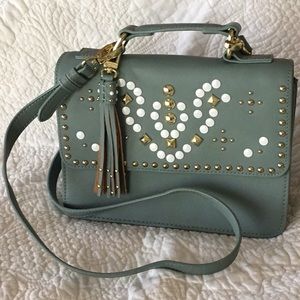 Steve Madden studs tassel shoulder crossbody bag